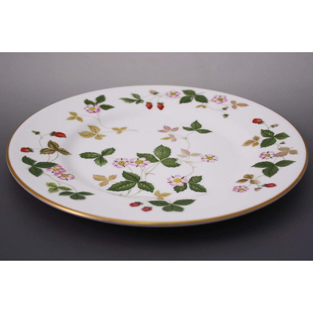 [Regular Imported Product] Wedgwood Wild Strawberry Plate Dish 18cm Wedding Gift Present 50105501007