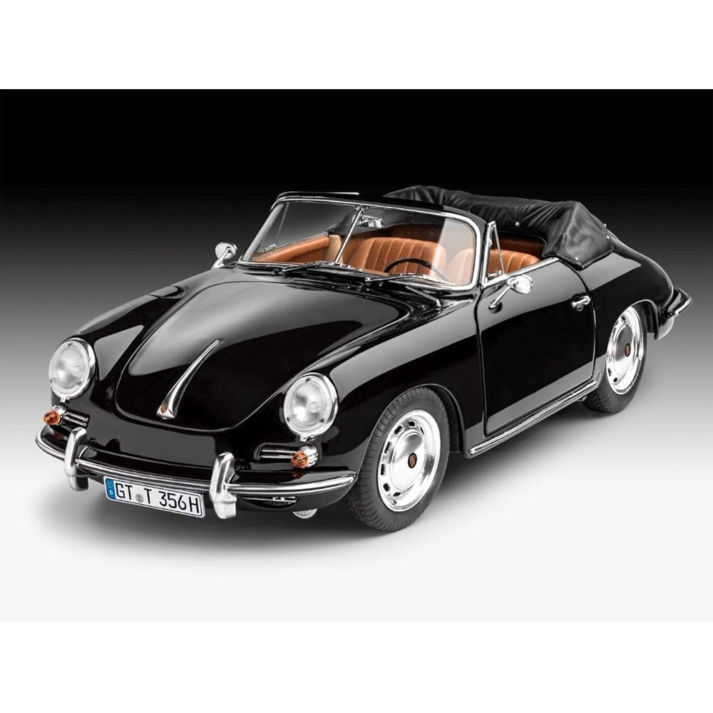 German Level 1/16 Porsche 356 Cabriolet Plastic Model 07043 Revell_07043