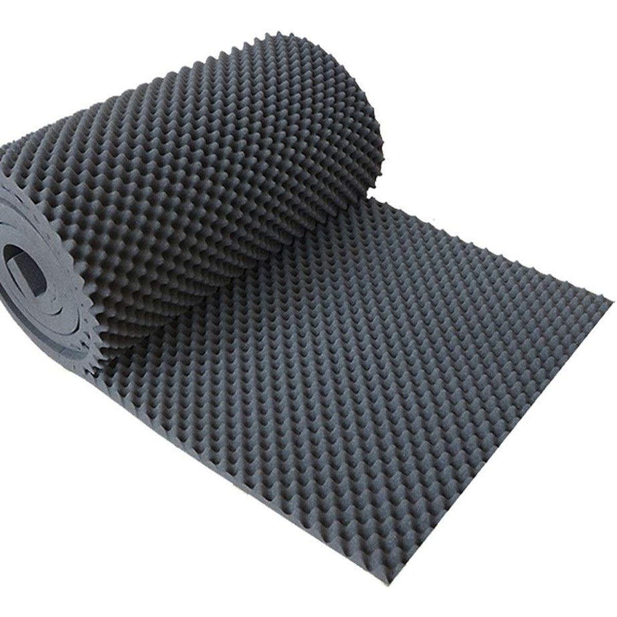 Anti-Noise Thick Sound Absorbing Cotton, Black Fire Prevention Soundproofing Foam Drum Room Piano Room Acoustic Room Treatment Household Supplies (3CM) (3CM)