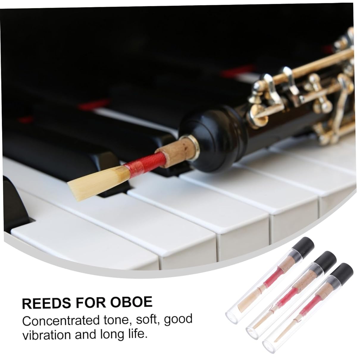 VICASKY 18pcs Oboe Reeds Oboe Accessories Oboe Staples Flagmer Double Bundle Guard Clarinet Wood Oboe B Flat Clarinet Reeds Oboe Reeds