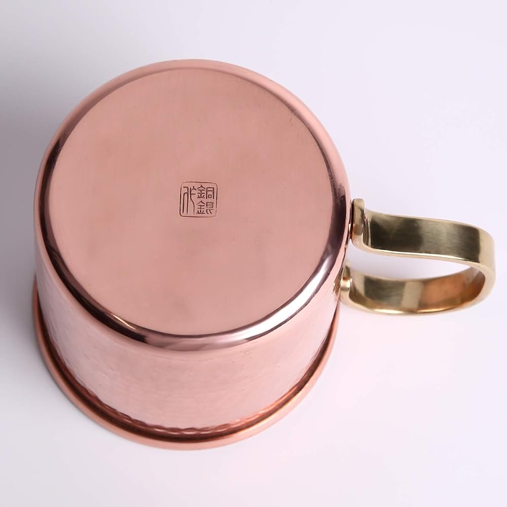 Asakusa Copper Silver Copperware Shop Pure Copper Mug 300cc Copper cup made by Mr. Hoshino with 40 years of experience as a craftsman