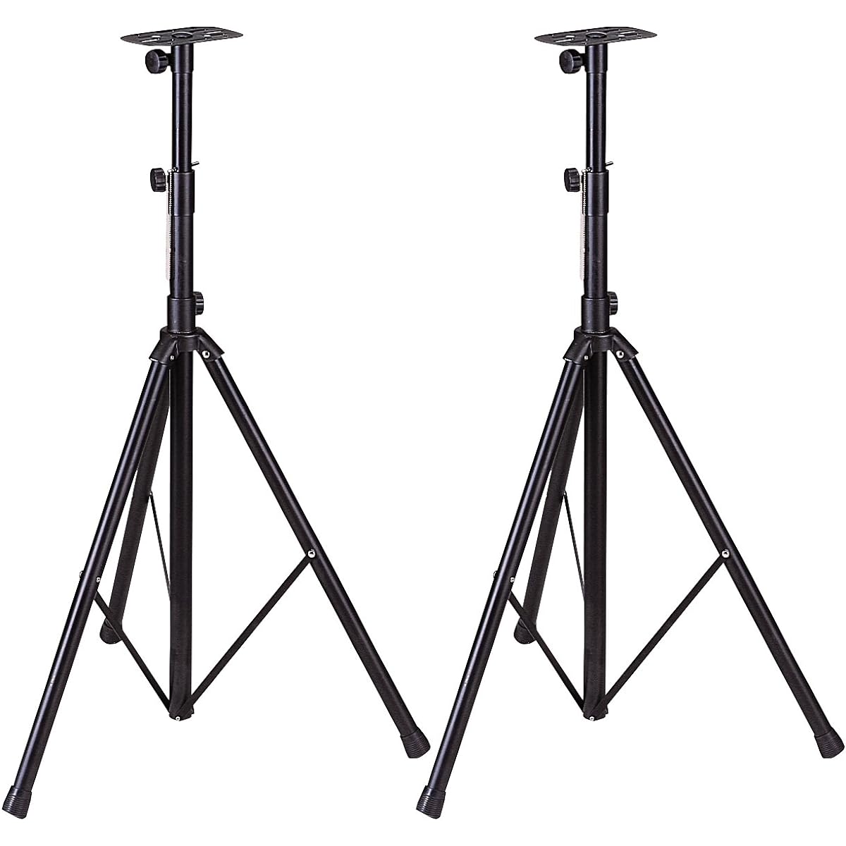 KC Speaker Stand Set of 2 Lightweight Aluminum SPS-200/AL (Soft Case Included)