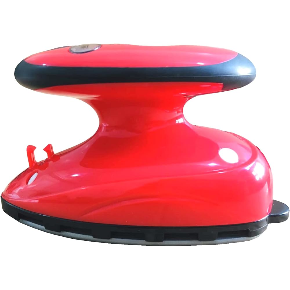 [mire] Mini steam iron for domestic and overseas use ~ Small model with steam iron function: VM-02T ~ [R: Red]
