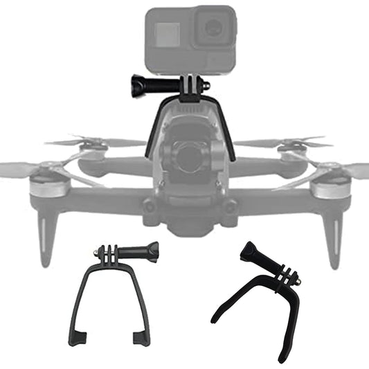 Honlyn Extension Holder Top Mount for DJI FPV Drones Gopro Action Camera/OSMO Pocket/Pocket 2/Insta360 ONE R RS/ X2/ X Camera Connection Adapter