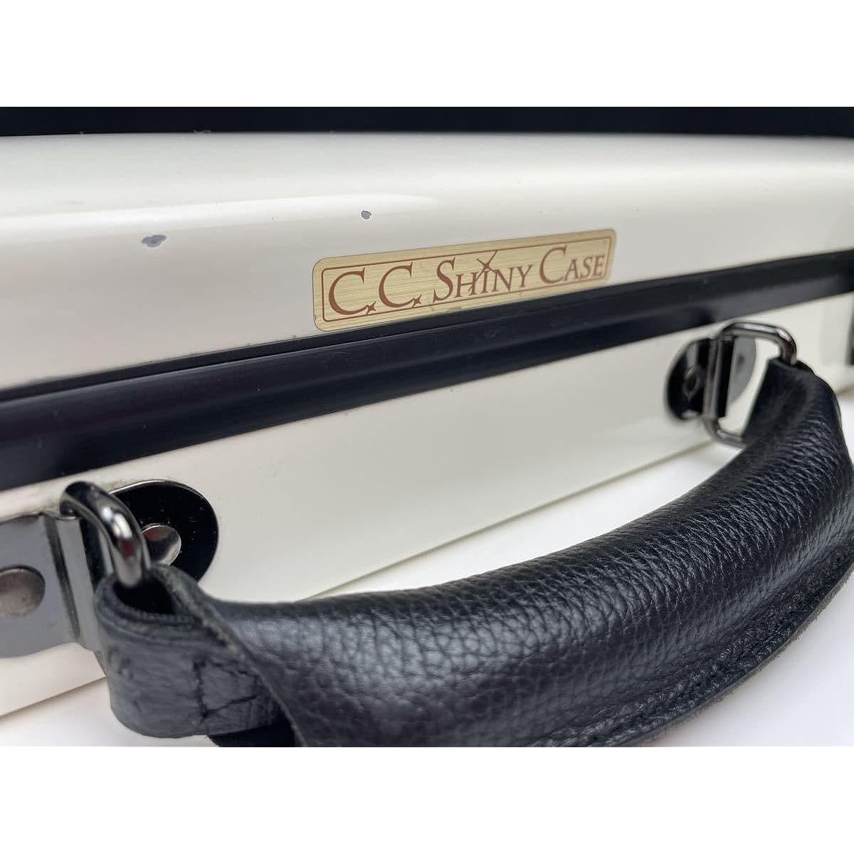 C.C. Shiny Case Flute Case Hard Case White C.C. SHINY CASE