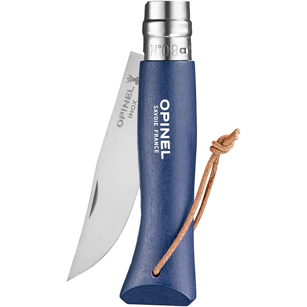 OPINEL Stainless Steel #8 Colorama Dark Blue 41429
