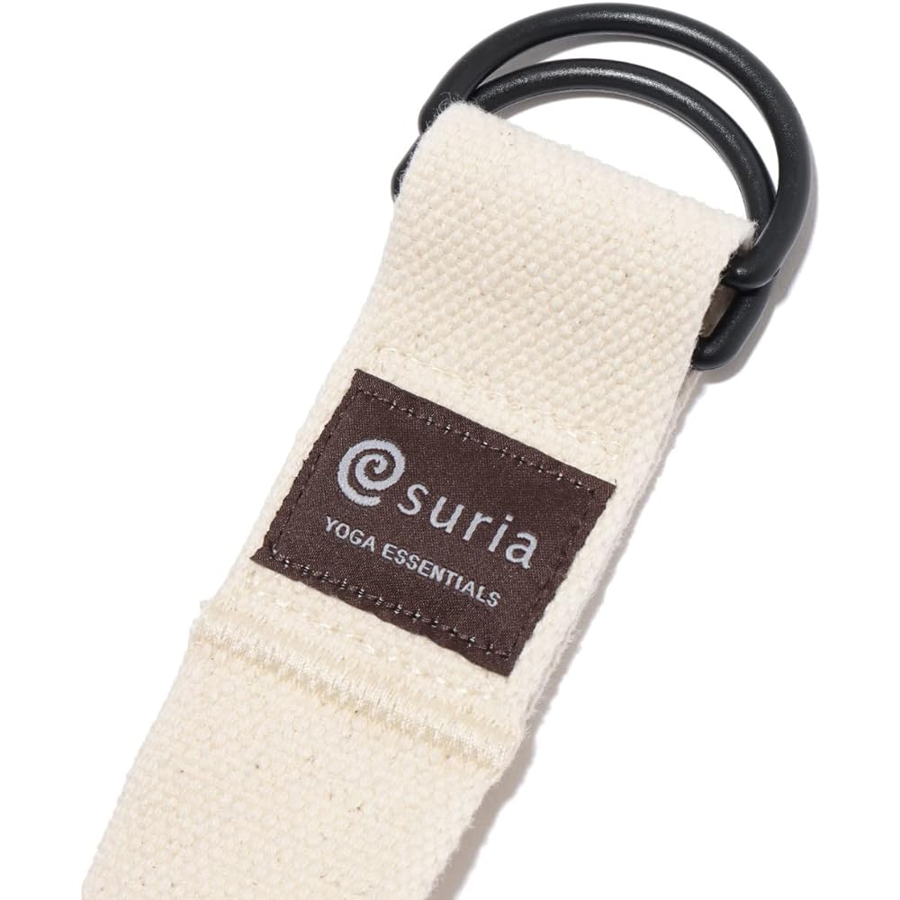 Yoga Strap [suria] Yoga Belt Yoga Goods Pose Assistance Anti-Slip Stability Easy to Carry Exercise Fitness Muscle Training Core Stretching Training
