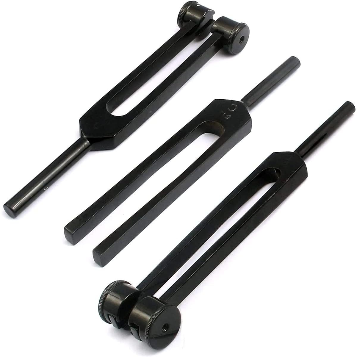 OdontoMed2011 Limited Edition - Tactical Black - Set of 3 Aluminum Sensation Tuning Forks C 128 256 512