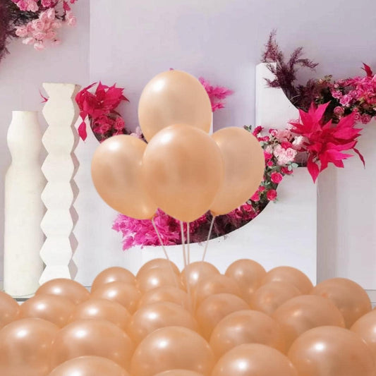 300 Pack Champagne Gold Balloons - 12 inch Champagne Gold Latex Balloons - for Various Party Balloon Decorations