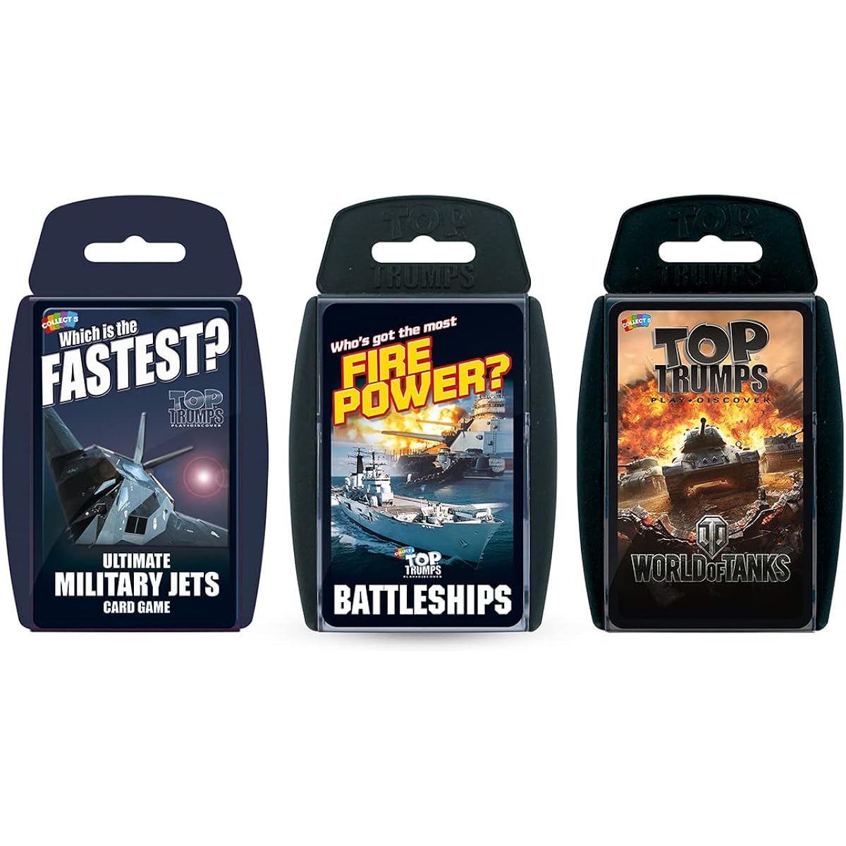 Top Trumps Card Game Ultimate Military - Family Games for Kids and Adults - Learning Games - Card Games for 2+ Kids - Kid War Games - Card Wars - For 6+ Kids