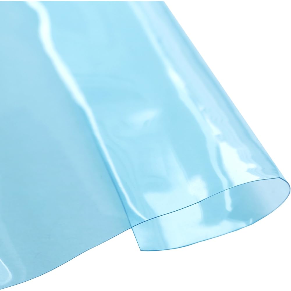 Nippon Chuko PVC Sheet Vinyl Fabric (Thickness 0.3mm) Width 91.5cm x 6m Cut Sold Sky PVI-15-6M