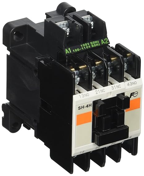 Fuji Electric Equipment Control Single Contact Auxiliary Relay AC100V SH-4H Coil AC100V 2A2B