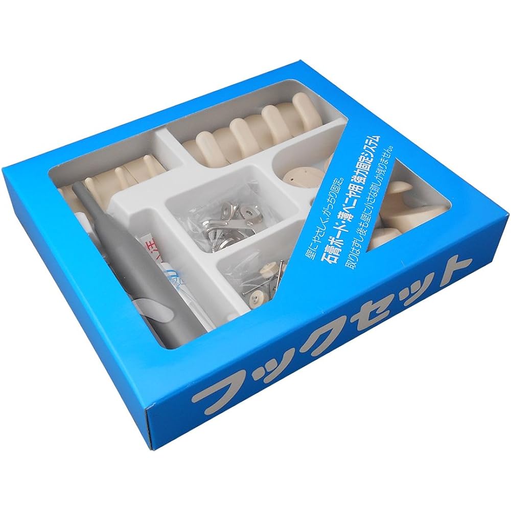 Nikkei Sangyo Gypsum Board Hook Magic Cross 8 Hook Set