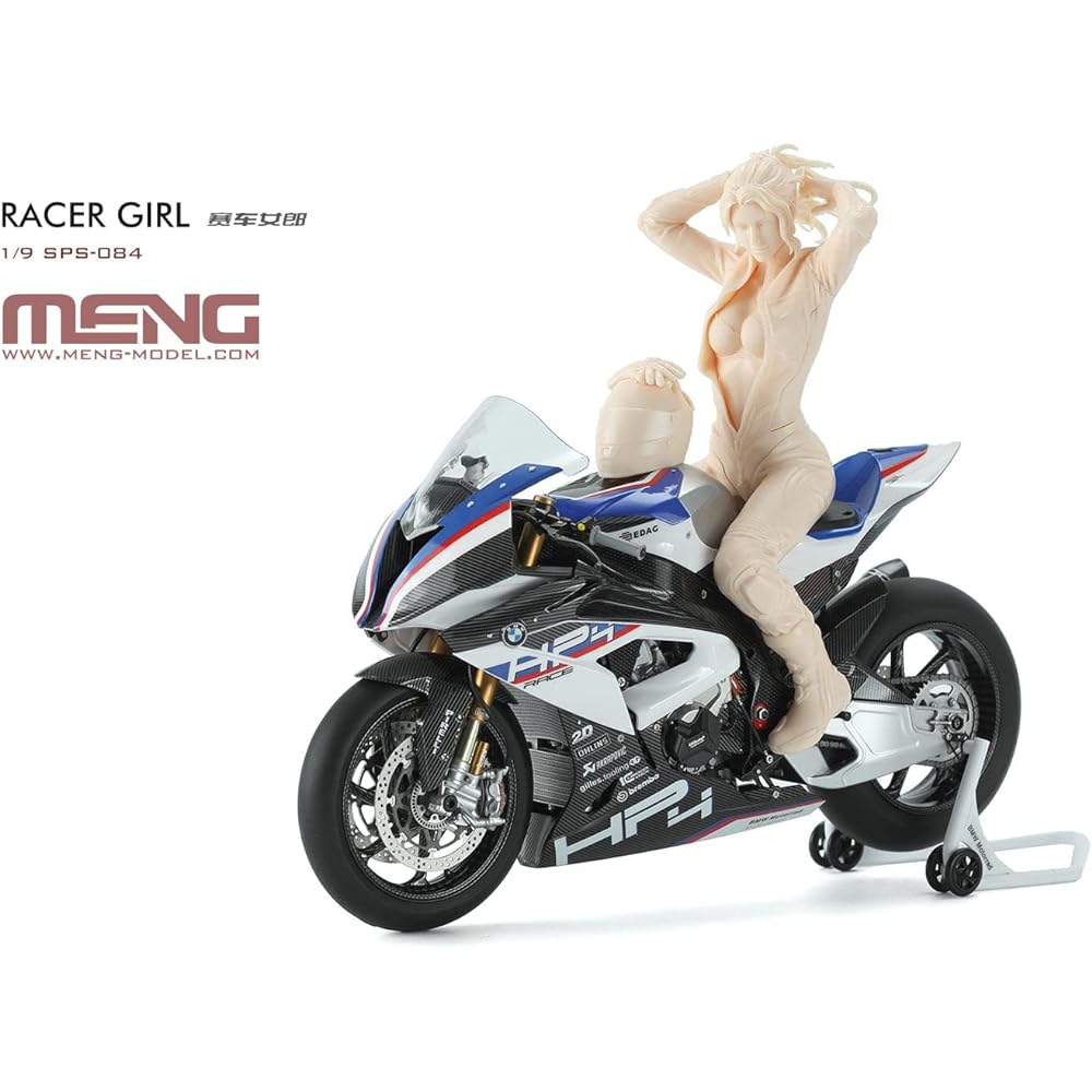 Mon Model 1/9 Racer Girl Resin Kit MSPS084 Molding Color