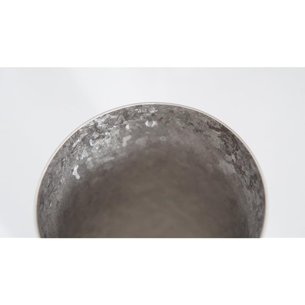 HORIE Made in Tsubame, Niigata Prefecture Titanium double tumbler Kiln making LIGHT 270cc Silver T09KMS270