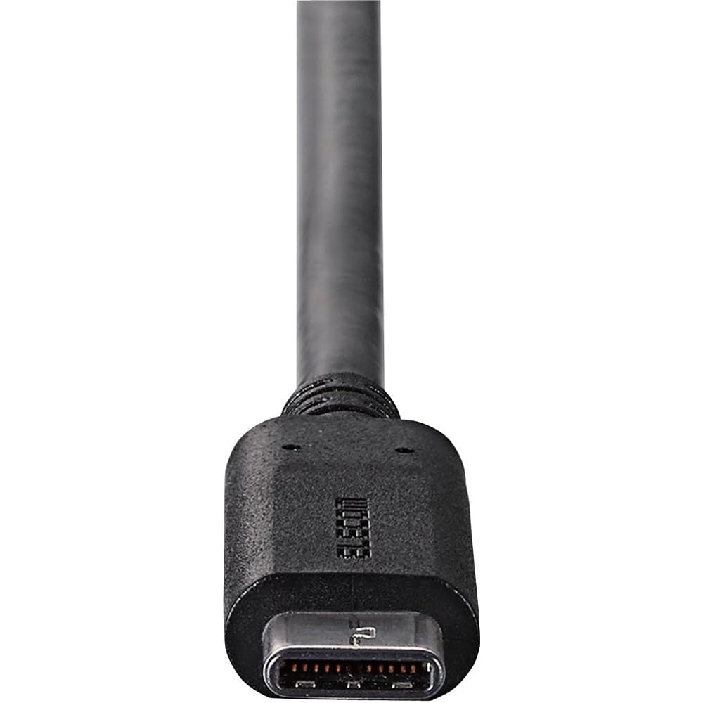 ELECOM USB Cable for Charging and Data Transfer TypeC & TypeC USB3.1 Compatible with iPhone 15 100W (20V/5A) Power Supply Up to 10Gbps Data Transfer 1m Black USB3-CC5P10NBK