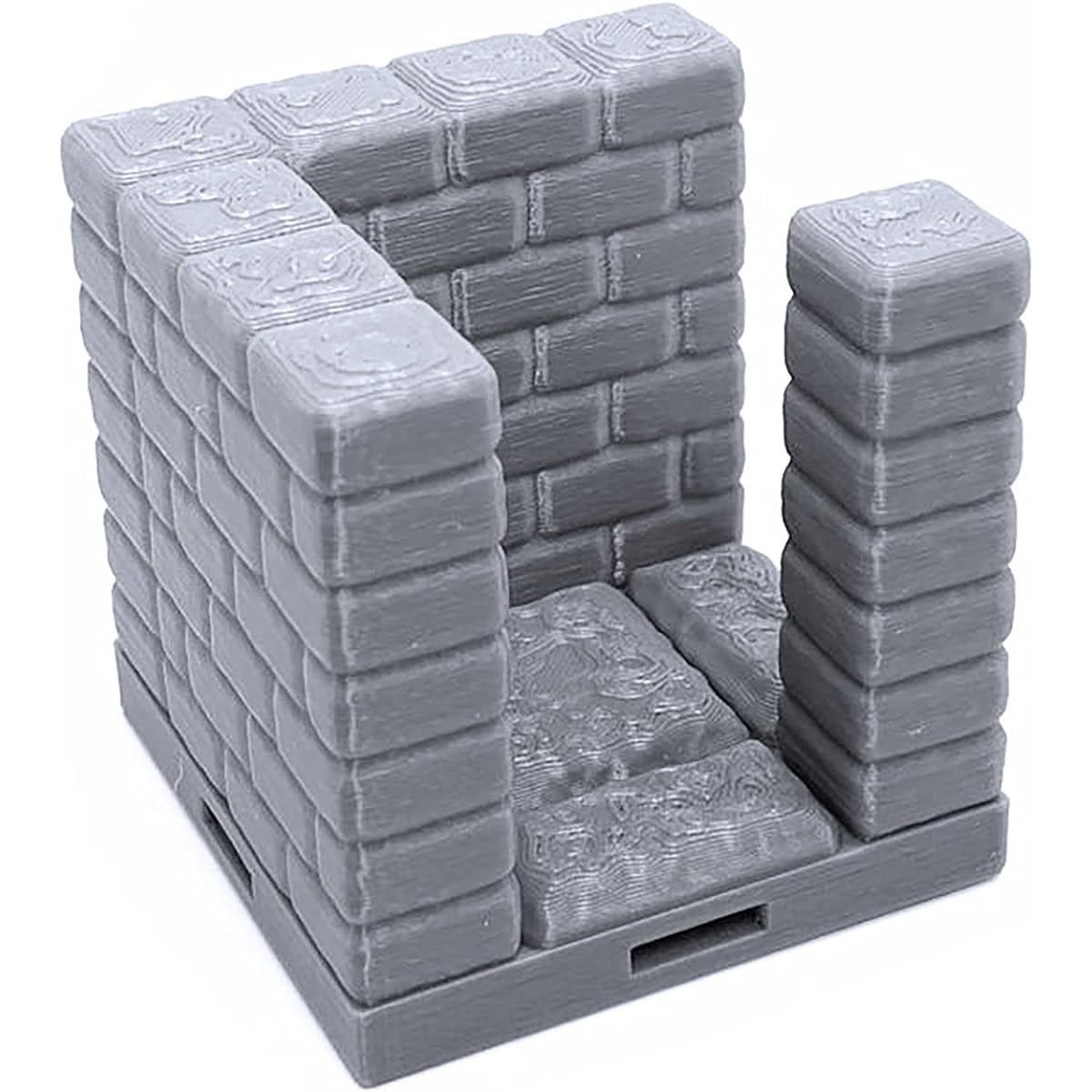 EnderToys Rock Dungeon Tiles - Holes & Passages Paintable 3D Printed Tabletop Role Playing Game Terrain Scenery for 28mm Miniatures
