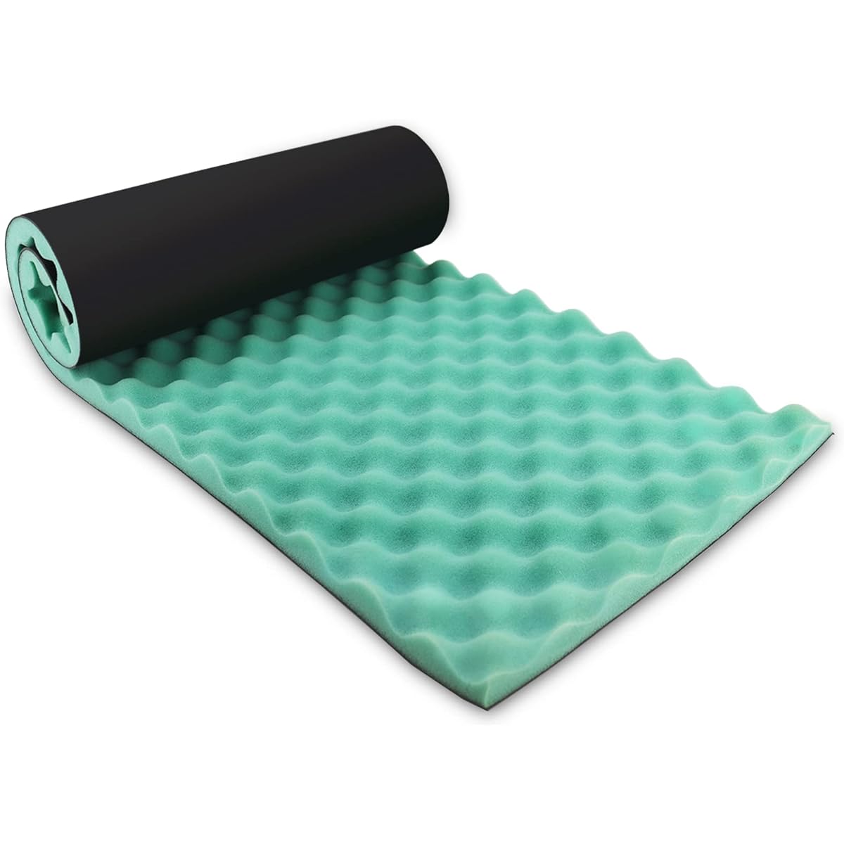 BXI Double Noise Insulation Soundproofing Foam - 39.4 x 13.4 x 1 inch Egg Crate Soundproof Soundproofing Foam Panels - Soundproofing Panels for HVAC, Pipes, Machinery, Walls, Doors