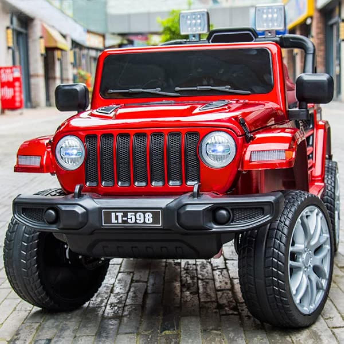 Electric car SUV Electric car Ride-on toy Rechargeable Ride-on toy Children's vehicle Electric Ride-on radio-controlled car Toy Vehicle Gift