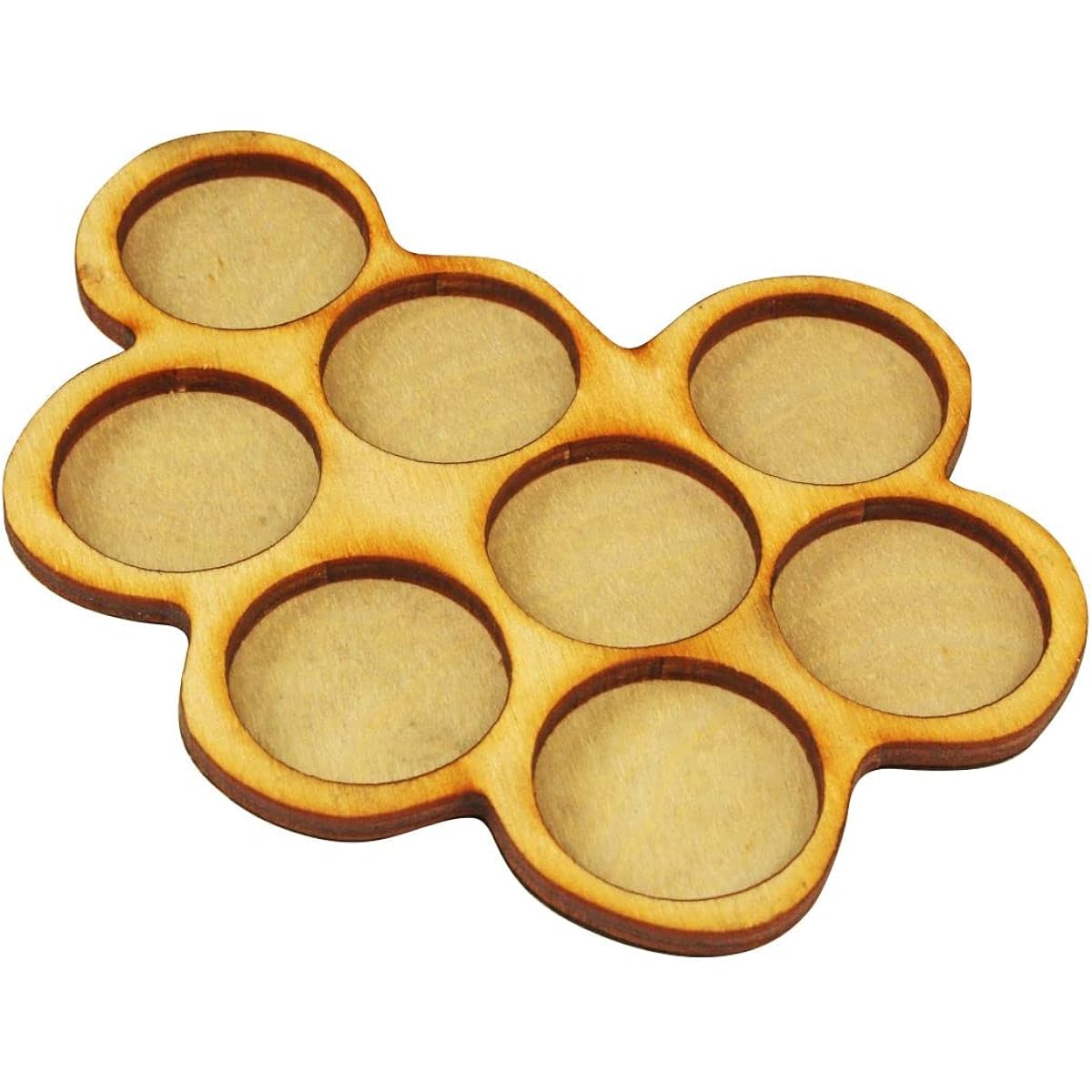 LITKO Horde Trays | 25mm Circle Base | Movement Trays | Compatible with Warhammer, Age of Sigmar, Bolt Action (8 Figure Horde Tray)