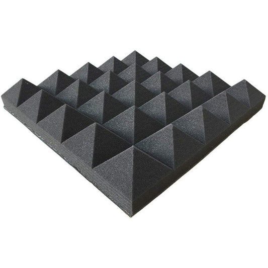 10PCS Soundproofing Foam Panels, Drum Room Piano Room Acoustic Panels Recording Studio Professional Sound Absorbing Cotton (Blue) (Black)