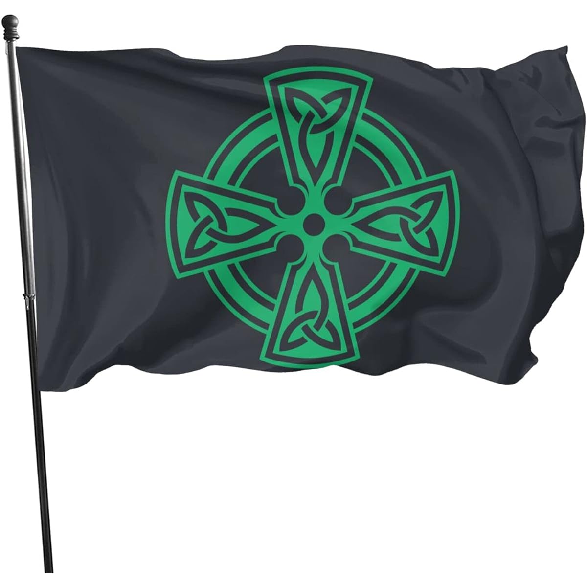 Wuyuhui Celtic Cross Knot Irish Shield Warrior Flag 3x5ft Banner Garden Flag Indoor Outdoor Decoration Home Fall Flag Holiday Decor