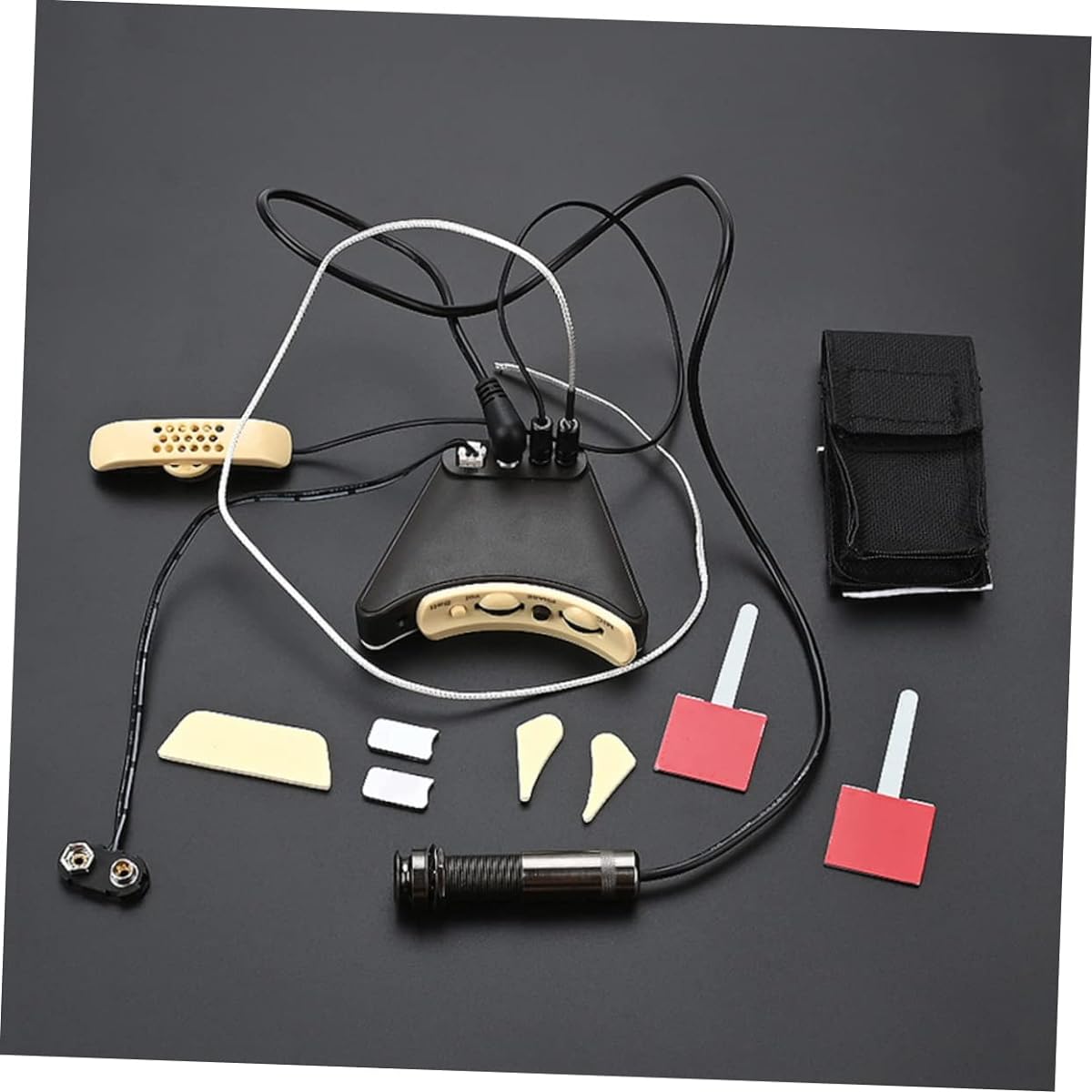 SWOOMEY 1 Set Guitar Pickup Pickup Transducer Acoustic Guitar Pickup Transducer Folk Guitar Piezo Pickup Ballad