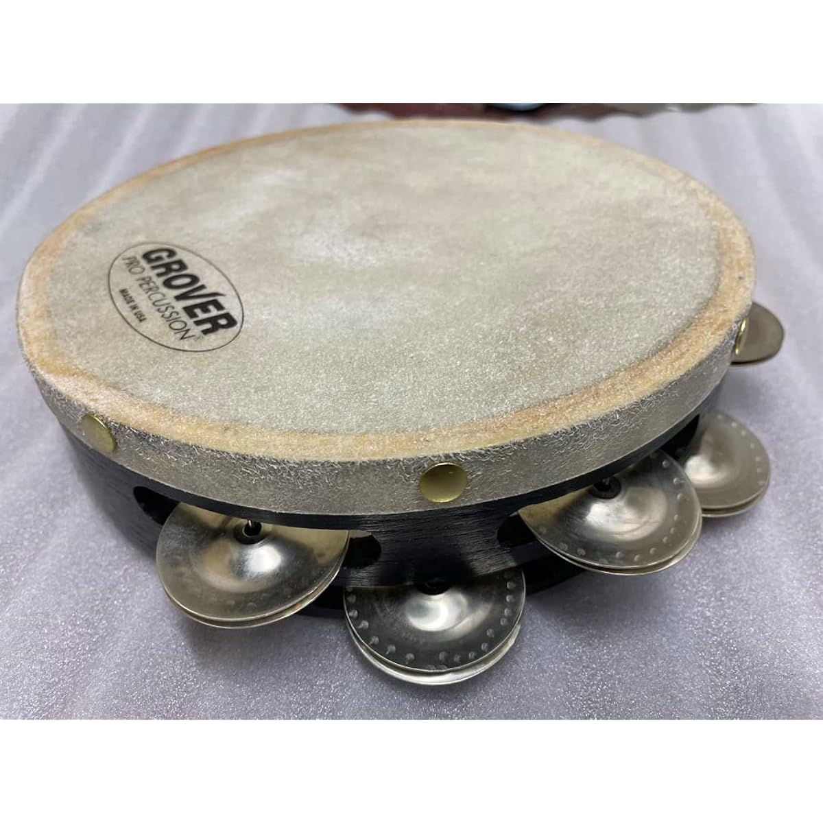 GROVER Tambourine “German Silver” 8 inch GV-T2GS-8 [Domestic regular product]