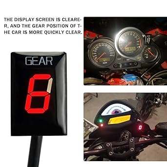 Speed Display Meter Motorcycle Gear Indicator For Honda CBR600RR CBR1000RR CBR400RR CBR600F CBR300R CB500F CB500X CMX300 CMX500 CRF250 Gear Display