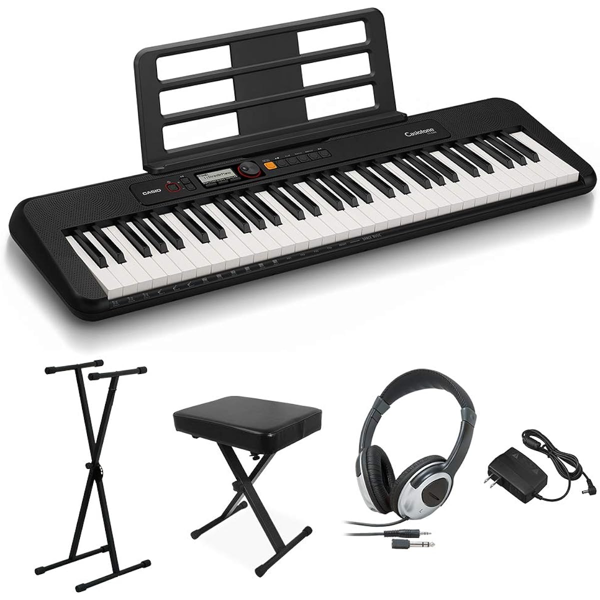 CASIO CT-S200 BK Stand/chair/headphone set 61 keys keyboard electronic piano