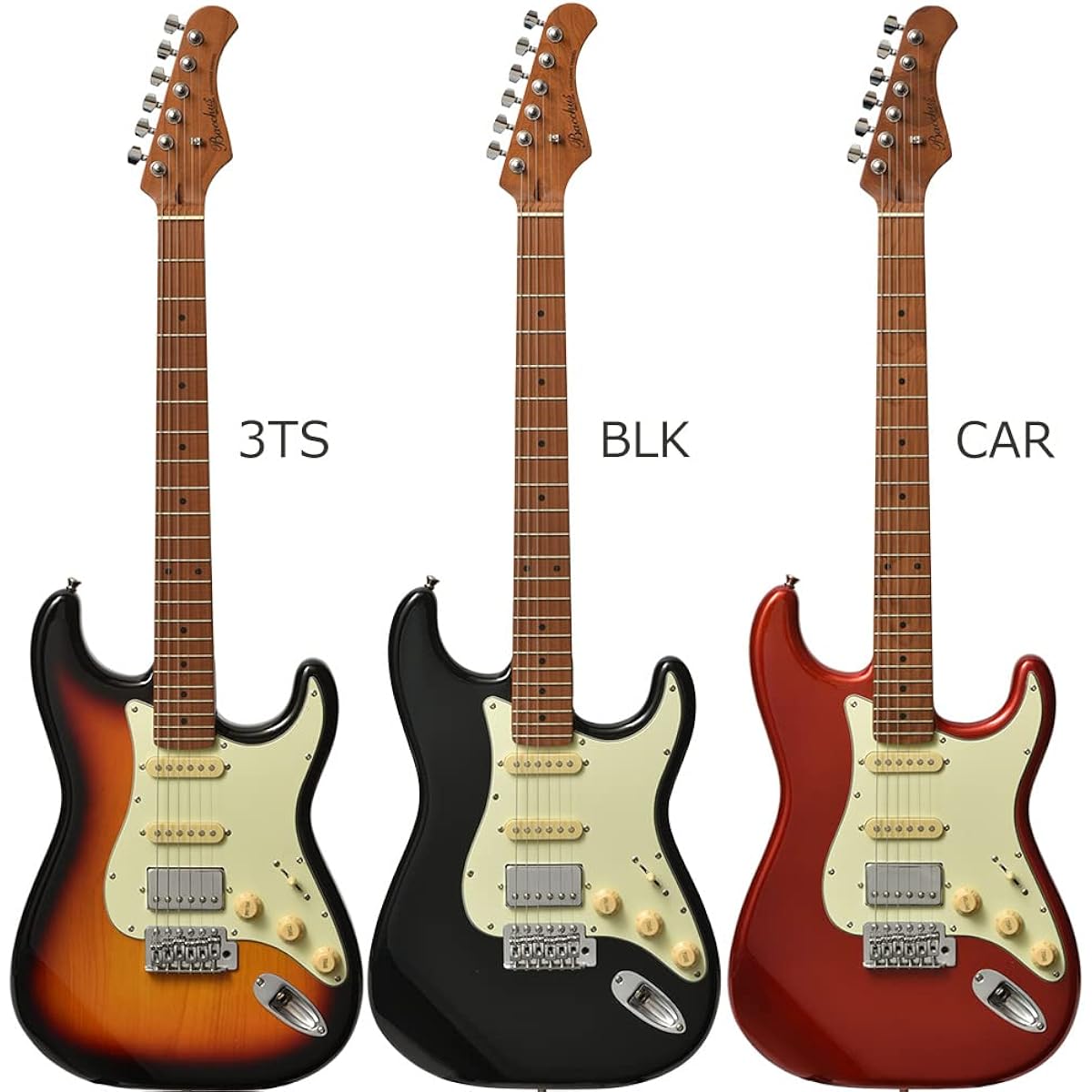 Bacchus BST-2-RSM/M Electric Guitar Beginner 14-piece Set [Includes Bluetooth Mini Amplifier] SLPK Stratocaster Type Bacchus