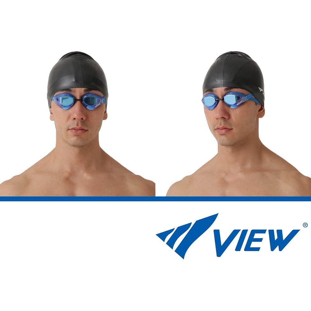 VIEW Swimming Competitive Goggles Mirror Type Blade Orca Fina Approved V230MRC