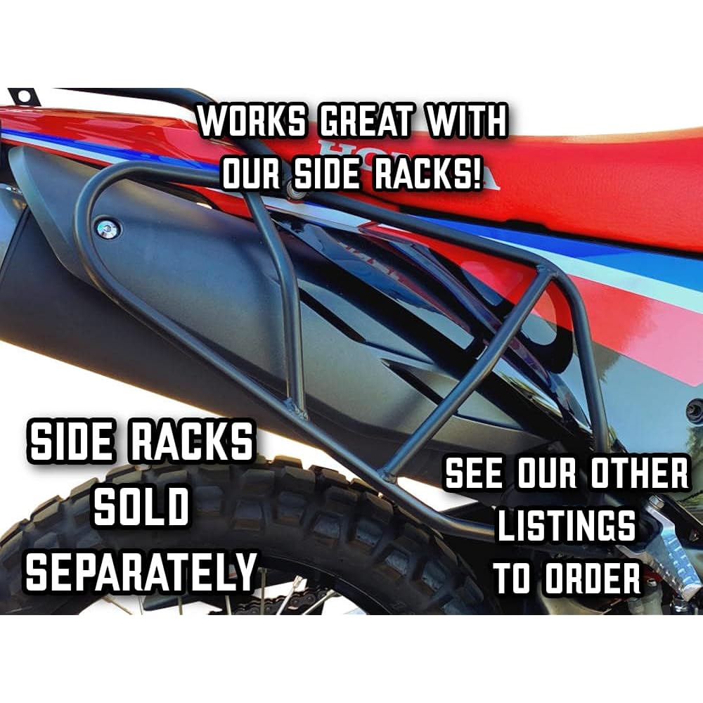 PMRACKS CRF300L Rally Rear Luggage Rack (2021-Present) Honda CRF 300L CRF Rally 2021 2022 Cargo Carrier