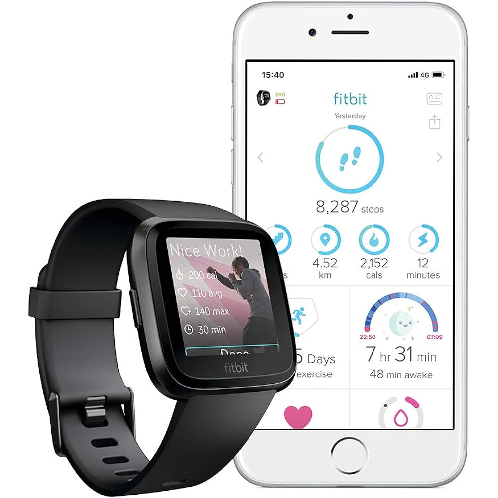 Fitbit Track and Field/Running Watch fitbit versa FB505-CJK GMBK 7133 fitbit