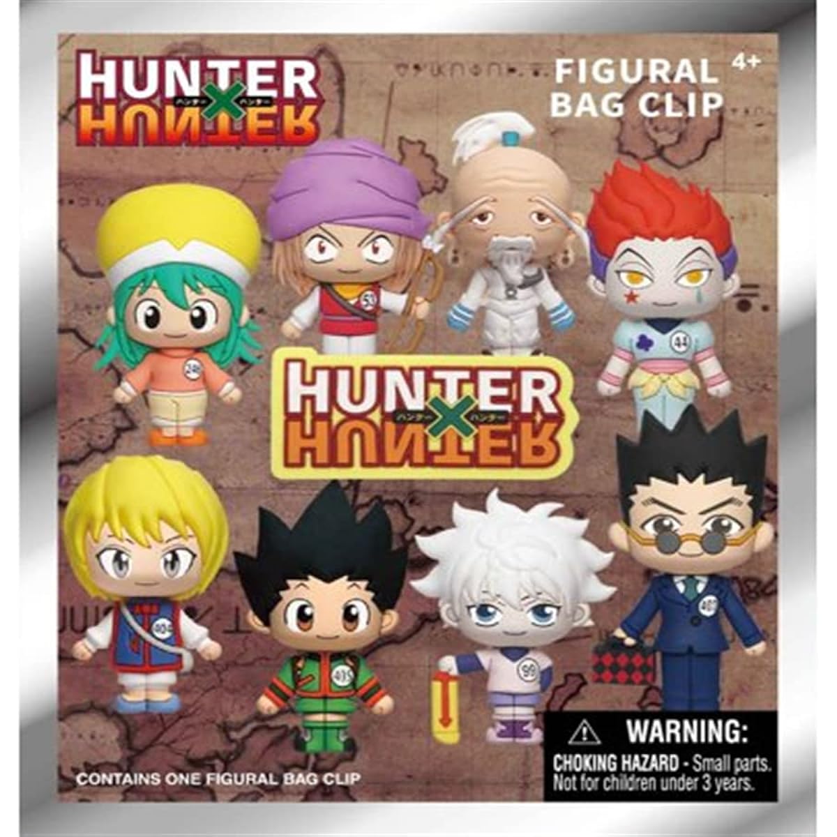 Hunter X Hunter Series 1 - 3D Foam Bag Clip 1 Blind Bag (3 Pieces)