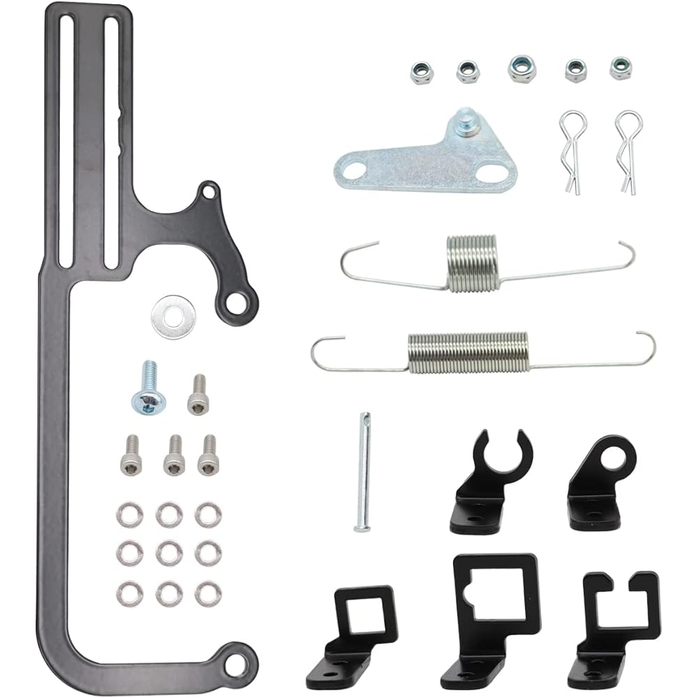 Aspaton 304147 Transmission Throttle Carburetor Cable Mount Bracket Kit Compatible with GM 700R4