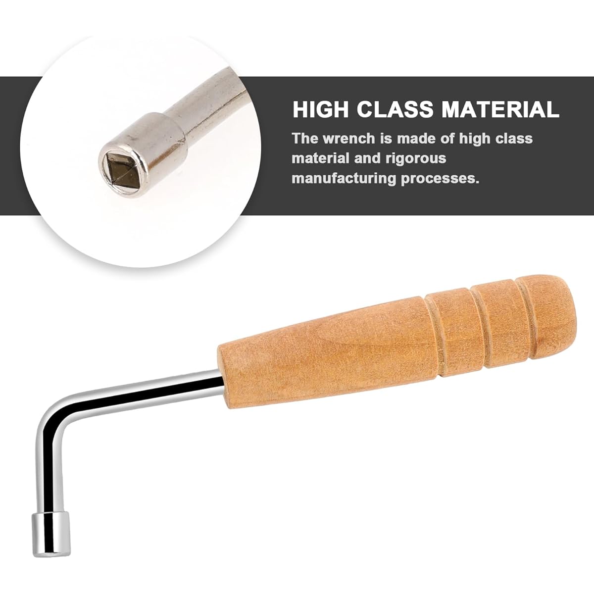 Piano Tuning Wrench Professional Melody Harp Tuning Tool Universal L Shape Tuning Wrench Lire Harp Adjustment Wrench Musical Instrument Tuning Wrench for Autoharp & Other Small String Instruments