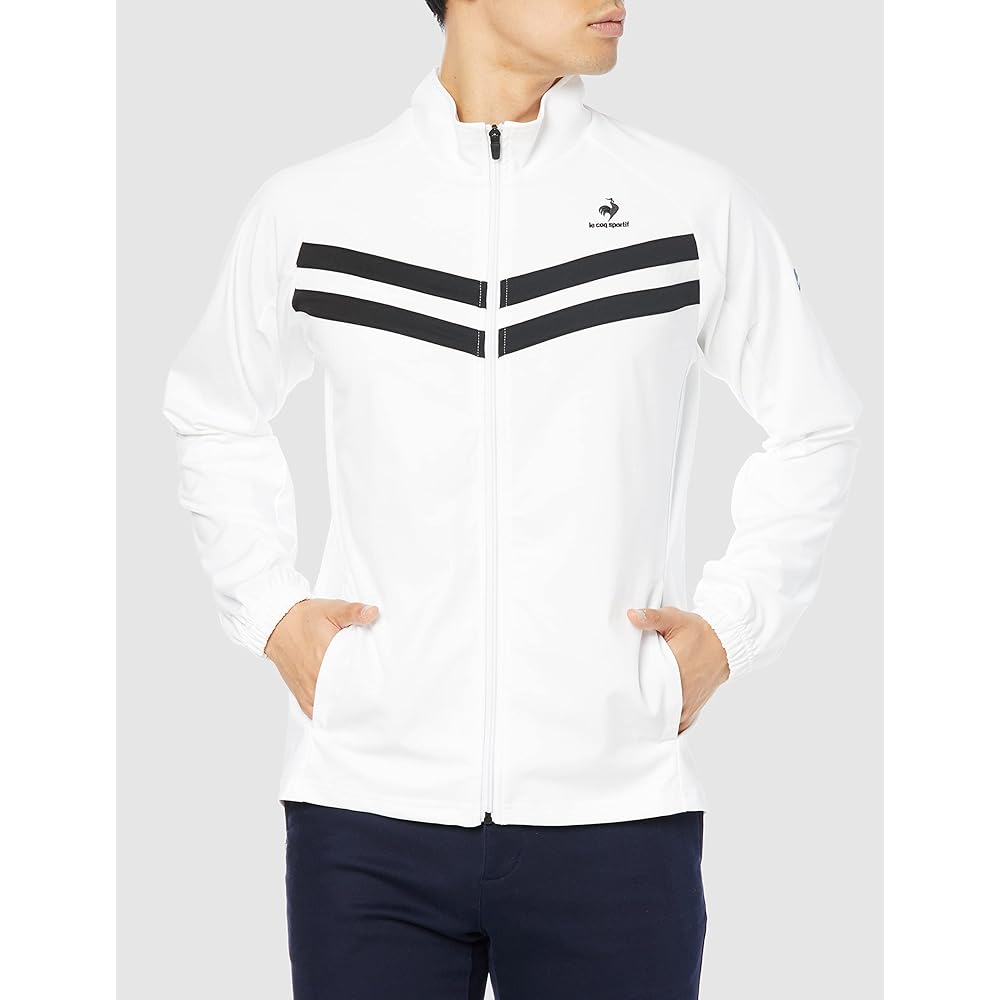 [Le Coq Sportif] 22 Fall/Winter Model Golf Cut and Sew Windproof Knit Full Zip Sweat Absorbent Quick Drying Stretch Midler Men's