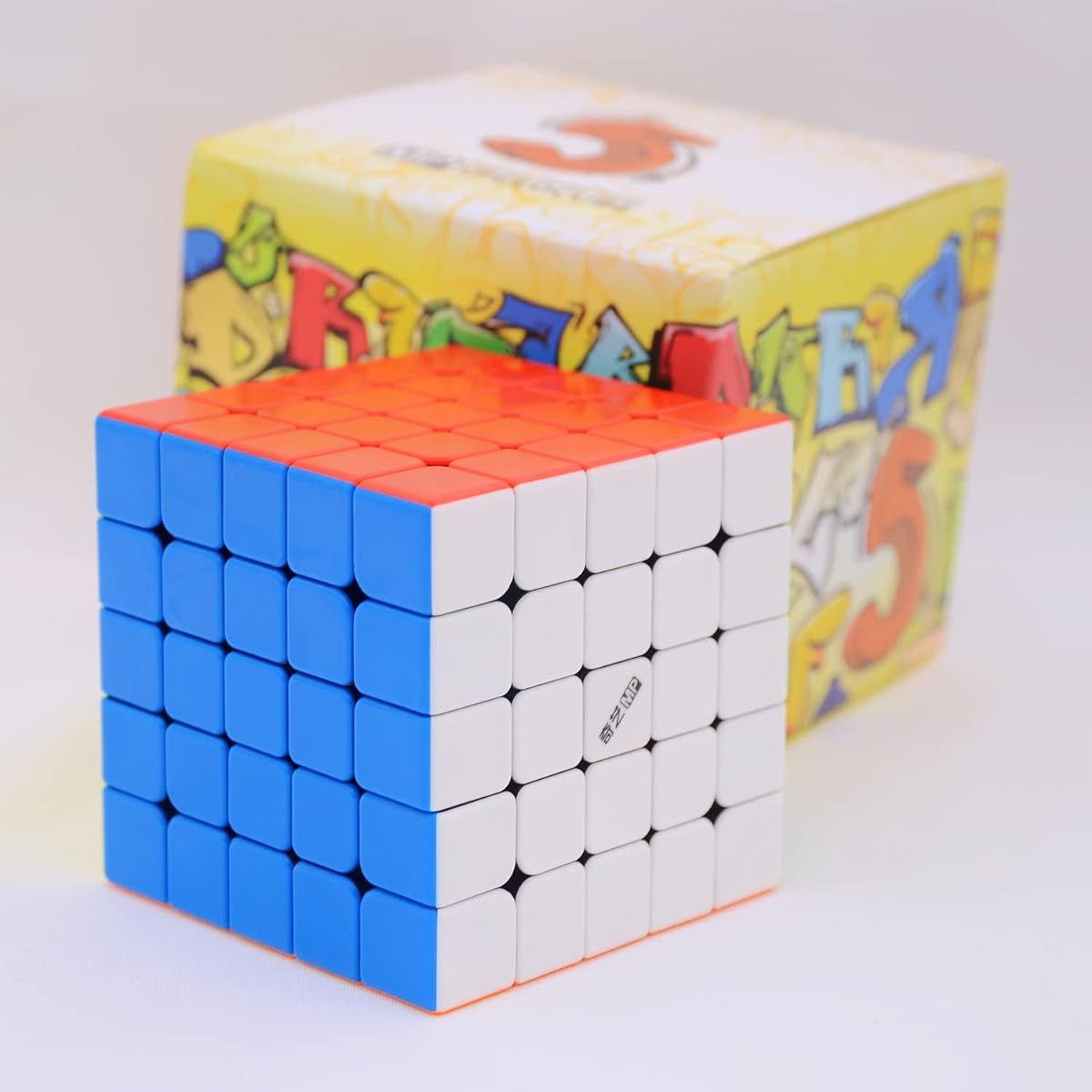 Bukefuno QY MP 5x5 Magnetic Speed Puzzle Stickerless Cube QY MP 5x5x5 M Speed Cube (2021 Version)