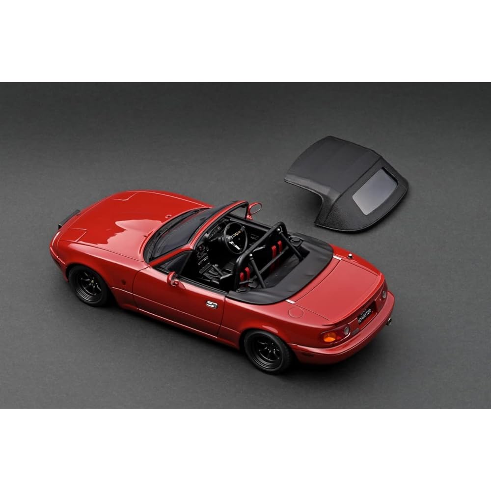 ignition model 1/18 Eunos Roadster (NA) Red finished product