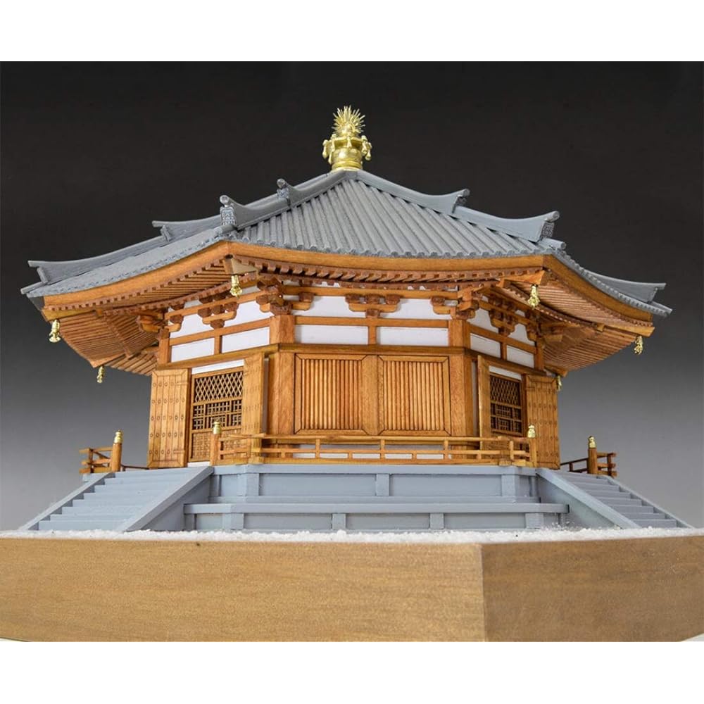 Woody Joe 1/75 Horyuji Yumeden Wooden Model Assembly Kit