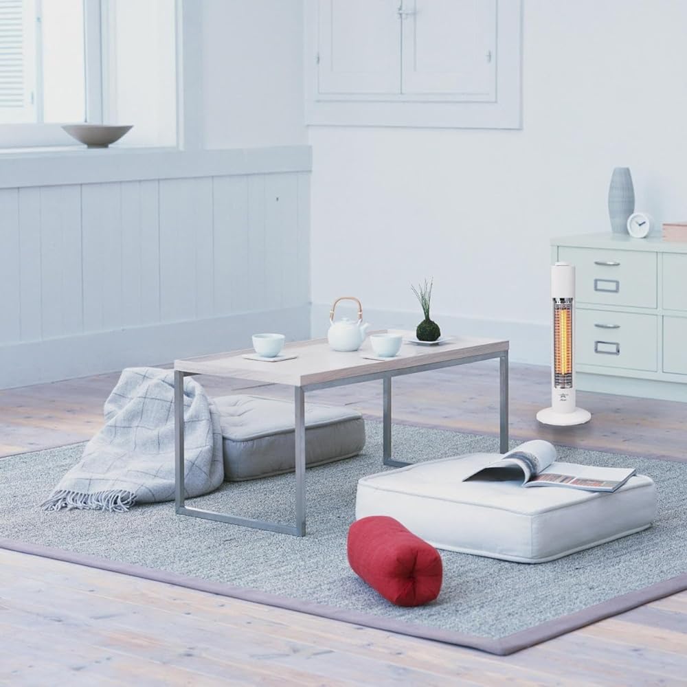 Aladdin Electric Stove Far Infrared Graphite Heater 400W White AEH-G425N-W