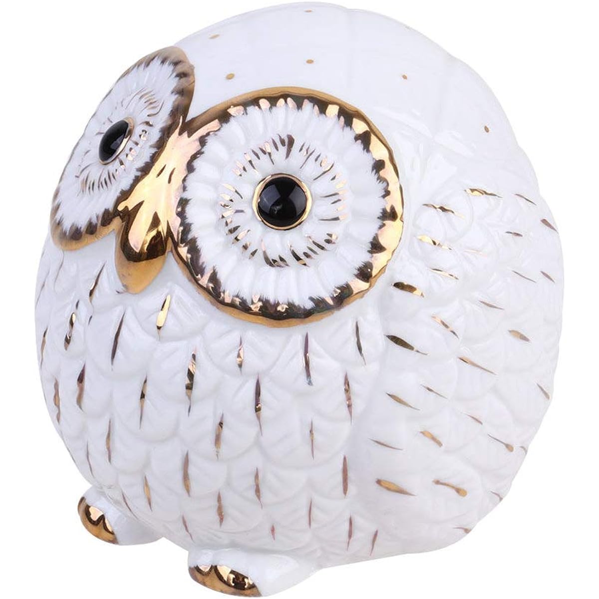 BESPORTBLE Ceramic Owl Piggy Bank Adorable Owl Piggy Bank Money Box Desktop Decoration