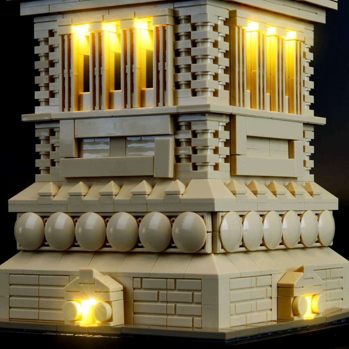 BRIKSMAX LED Lighting Kit Architecture Statue of Liberty - Compatible with Lego 21042 Building Blocks Model - Lego Set Not Included