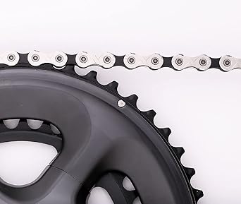 KMC Bicycle Chain X10 SILVER/BLACK-N 122 Links 10SPEED 60884