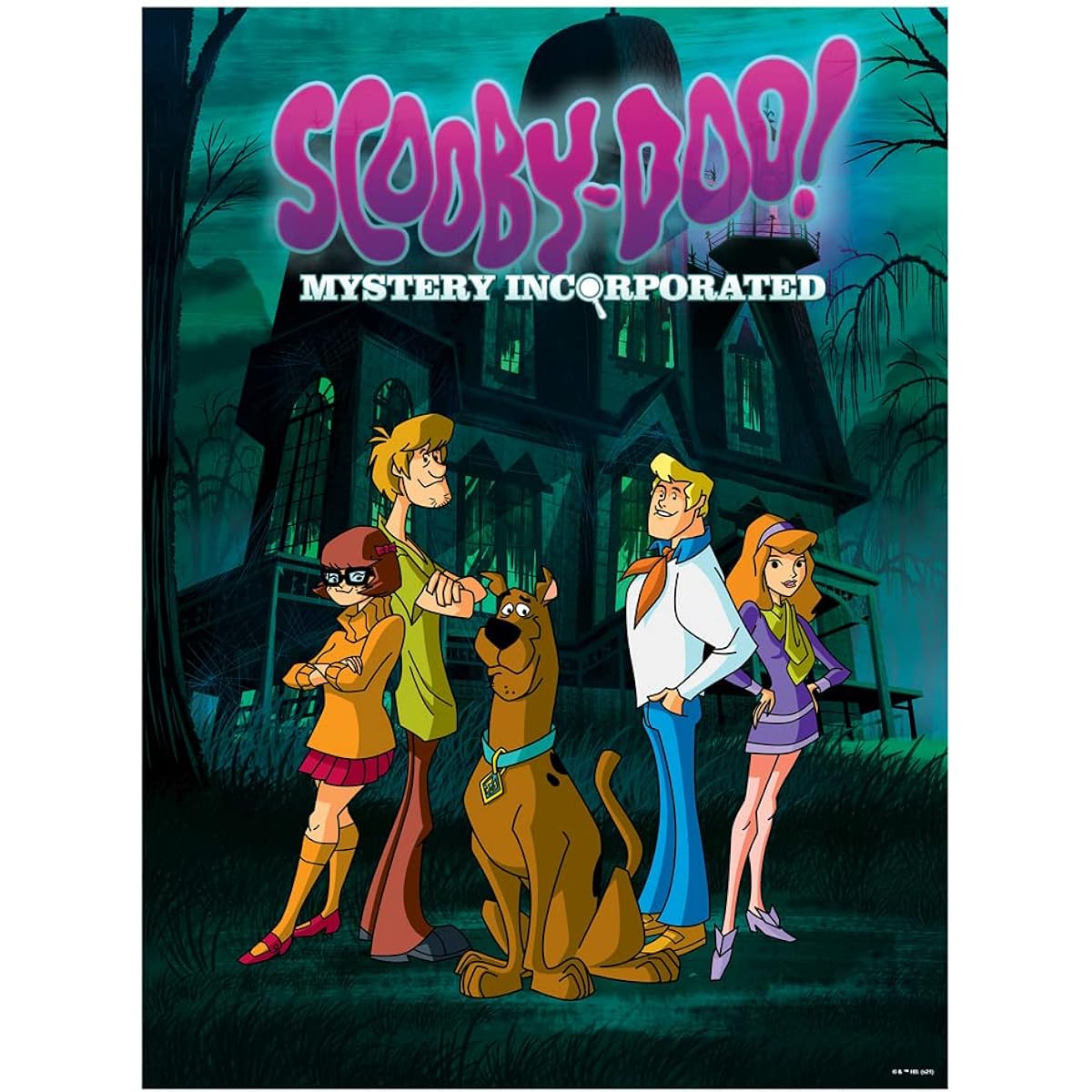 Scooby-Doo Haunted House 500 Piece Jigsaw Puzzle for Adults 16"L x 21.5"W