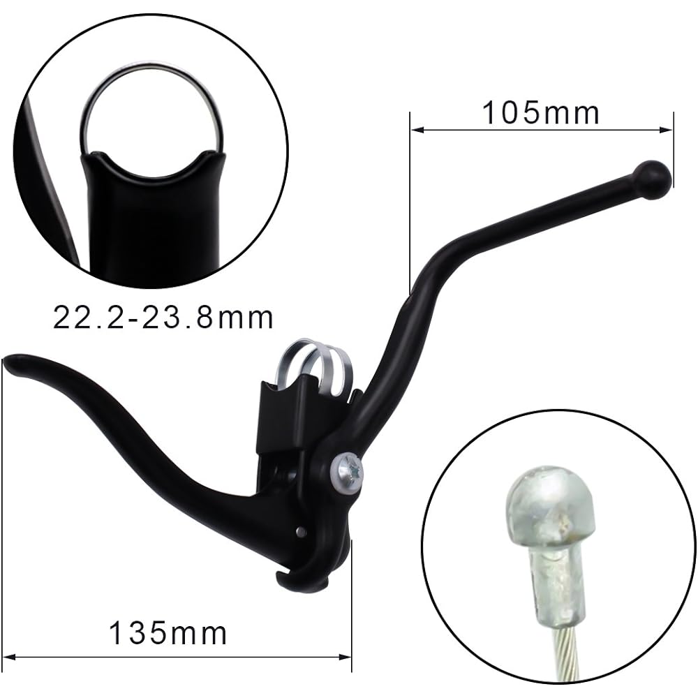 SENQI brake lever bicycle left and right set with auxiliary lever