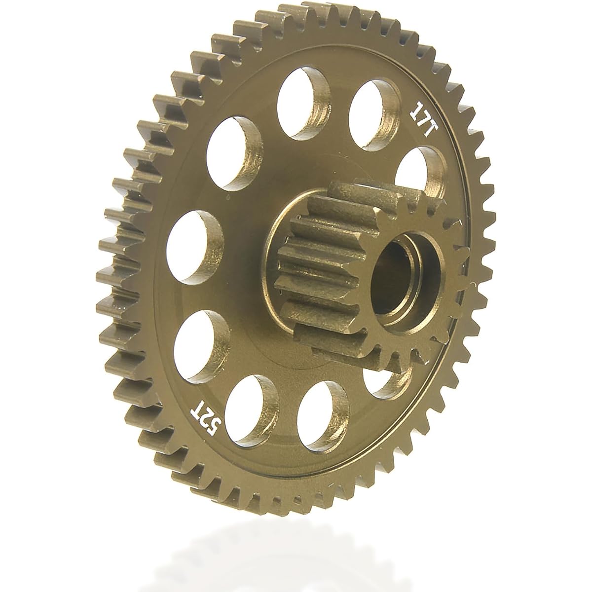 TOOMOD 17/52T Aluminum Differential Spool Counter Gear Tamiya Blackfoot Monster Beetle Upgrade Replacement Part
