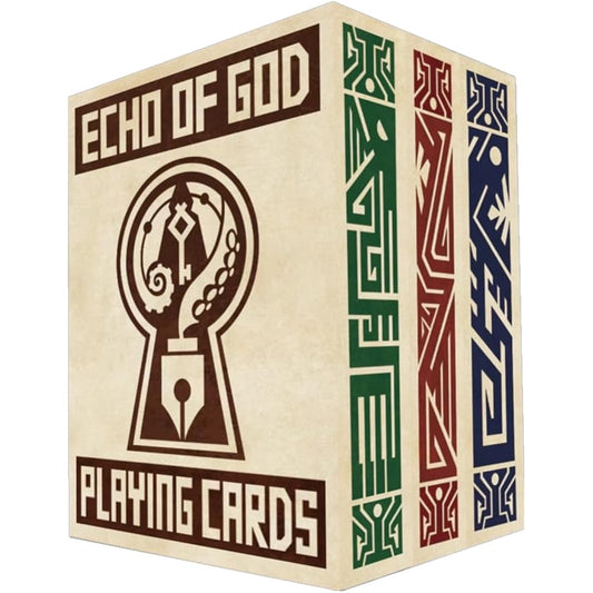 TAOYATAO Cthulhu Poker Card Series Collection Echo of God Playing Cards Exquisite Cool Pattern Cardistry Poker Organizer Box Gift Board Game Cards (Set of 3)