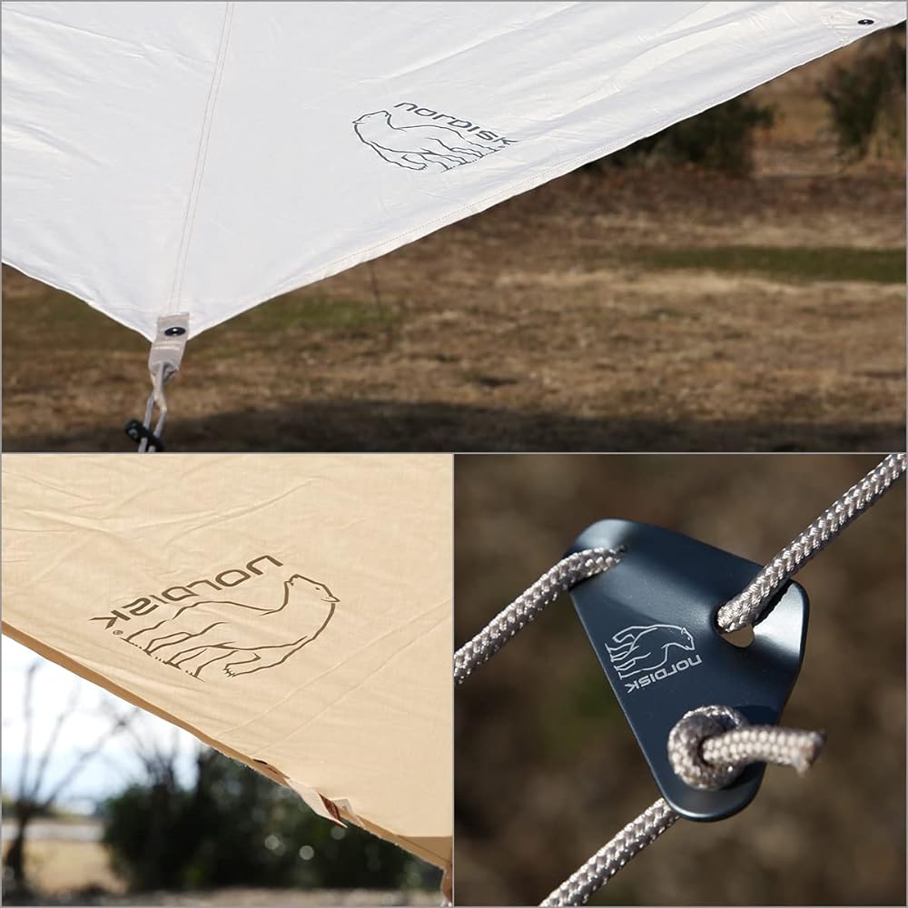 [NORDISK] NORDISK Kari Diamond 20 m2 Tarp 142041 Wing Type Tent Camping Outdoor Scandinavian Stylish Rain Sheet Sandshell Tarp [Parallel Import]